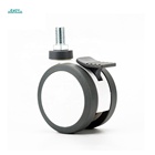 3inch medical plastic swivel casters dual wheel caster casters and wheels