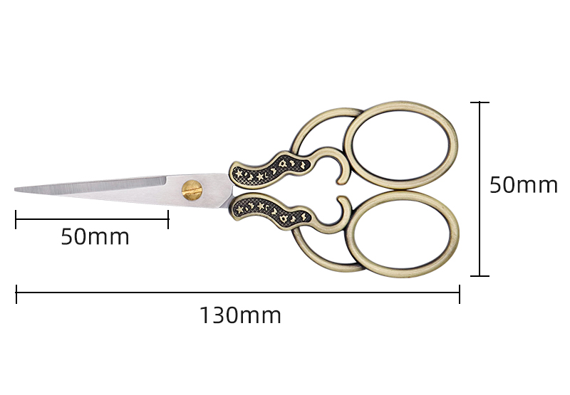 stainless steel small vintage professional dressmaking rose gold embroidery scissors