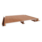 GD Aluminum Slip-Resistant Fireproof Waterproof Outdoor Wood Floor Aluminium Decking