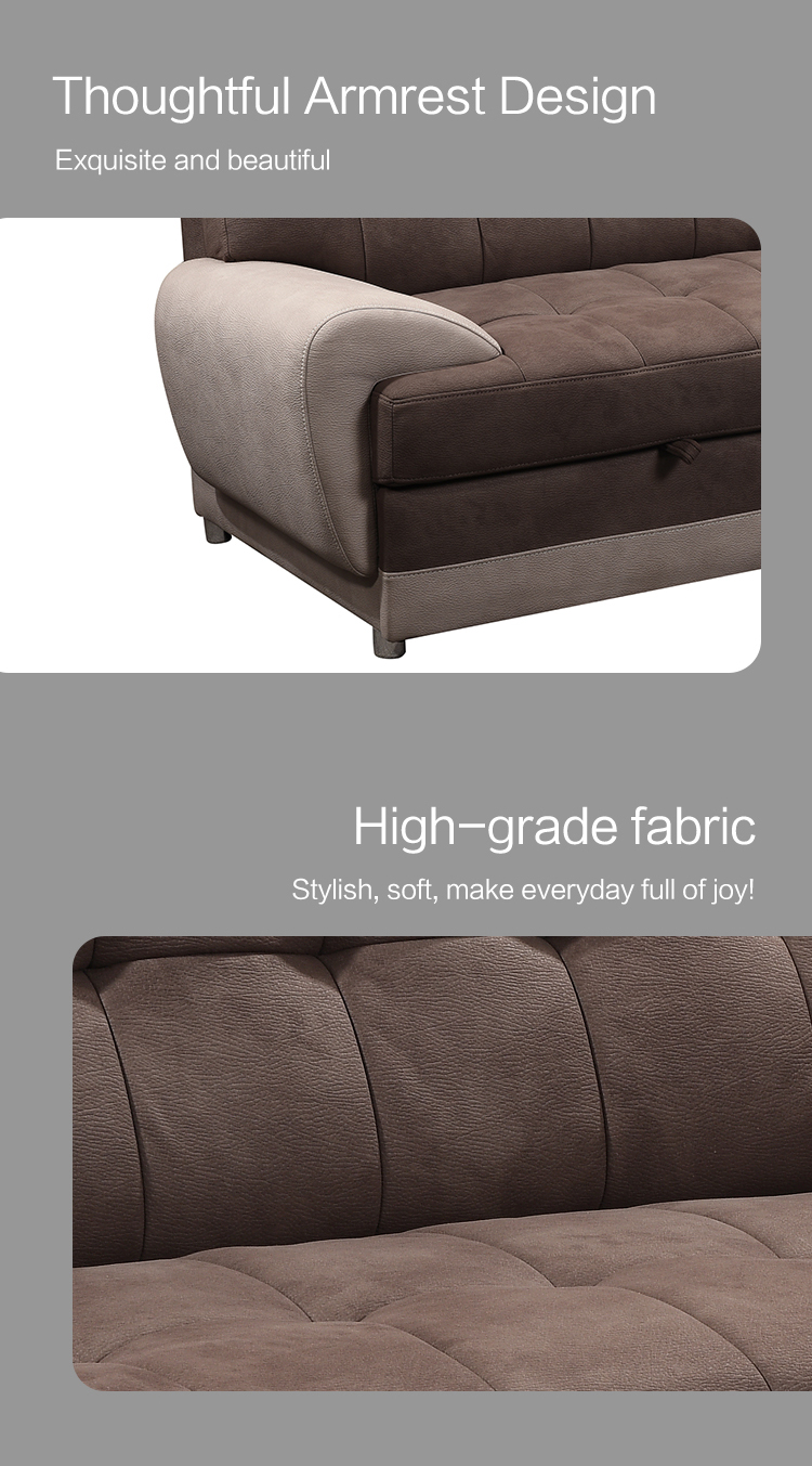 l shape sofa bed corner sofa cum bed for living room modern design sectional sofa set