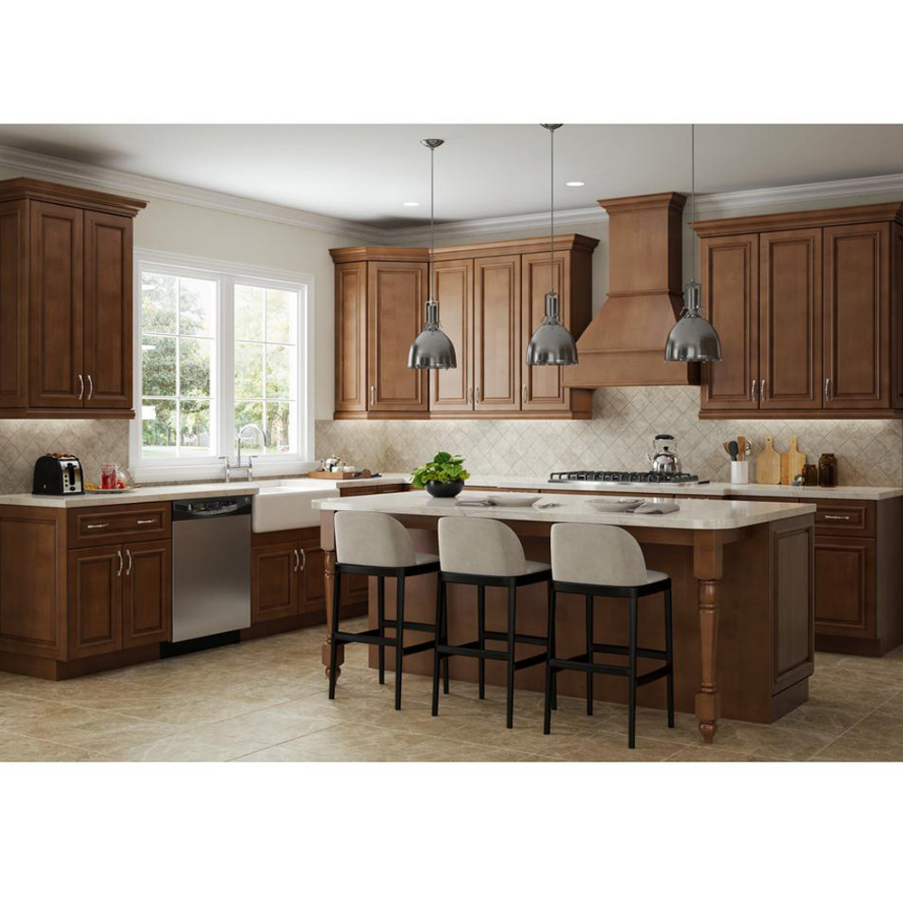 Allure American Industrial Designer Modern Design Open Kitchen with Island Designs