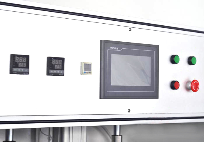 เครื่องทำเซลล์แบตเตอรี่ AC100V, เครื่องซีลความร้อนแบตเตอรี่สูญญากาศสำหรับกระเป๋า Cell 0