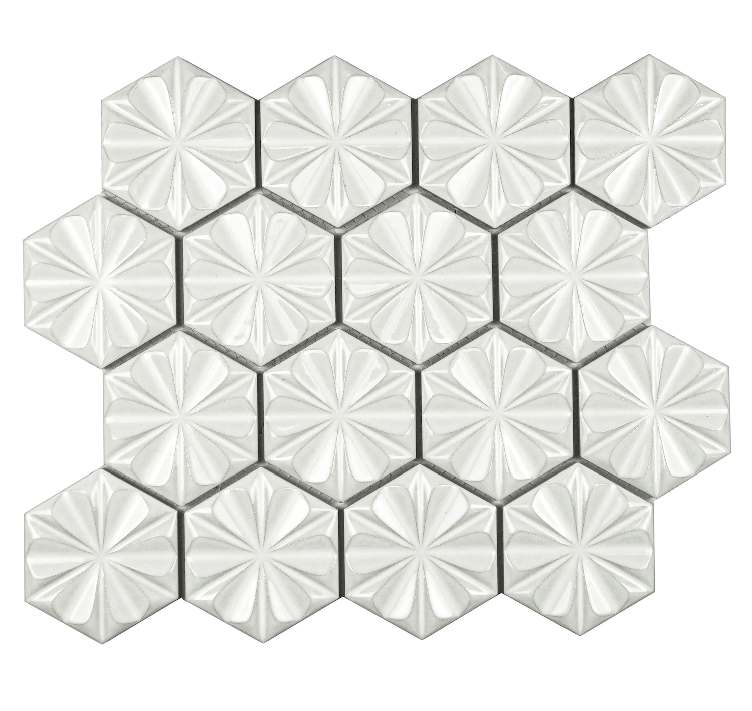 Hexagonal Mould 3D Wall Decoration Ceramic Mosaics Ceramic Floor and Wall Tiles