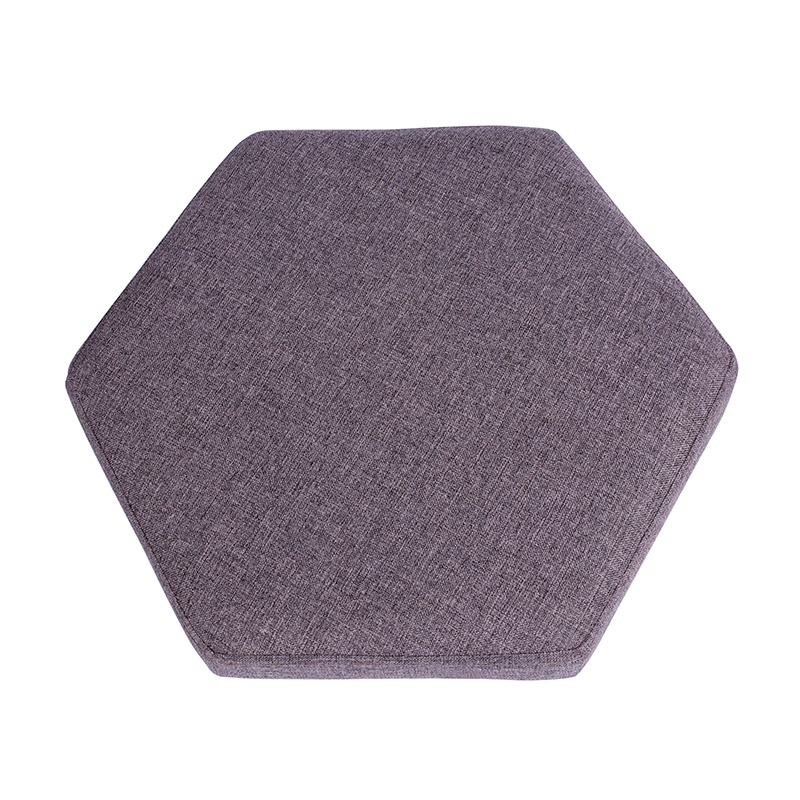 china Hexagonal stool Fabric linen  Foldable  Hexagonal Ottoman  hexagon stool for kids