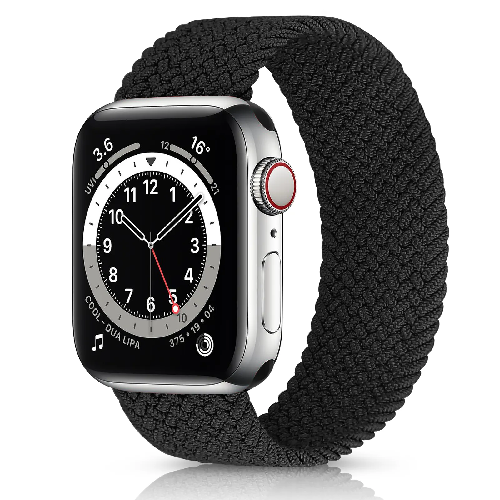 Лидер продаж, металлический Плетеный ремешок для наручных часов Apple Watch Series 6/SE/5/4/3/2