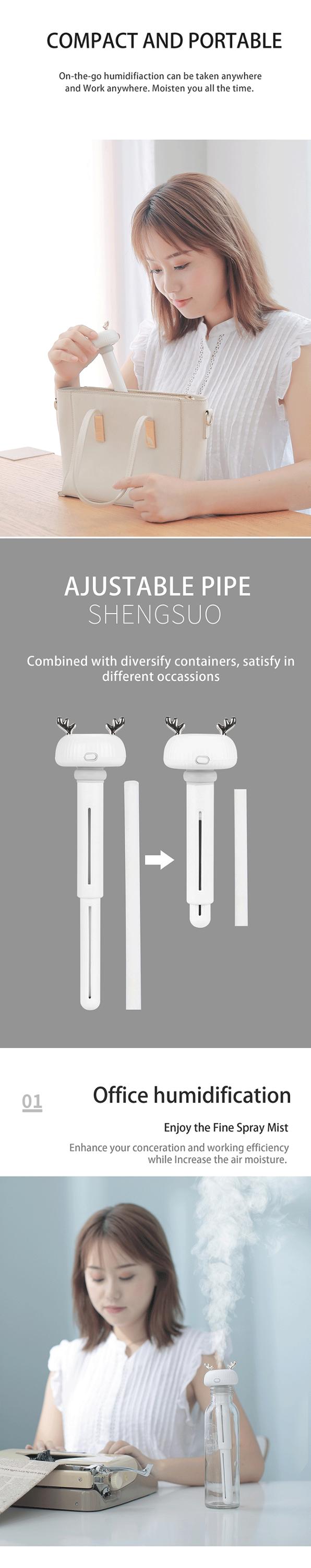 2019 High Quality Aroma Essential Oil Diffuser MINI Business or Company Gifts Personal Gift, for Health Care Gift Item 1.5 320ML