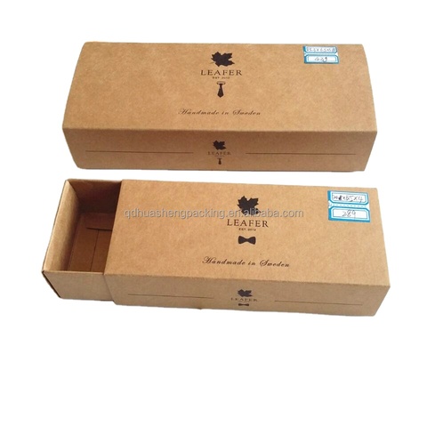 luxury small kraft paper cardboard drawer gift packaging box