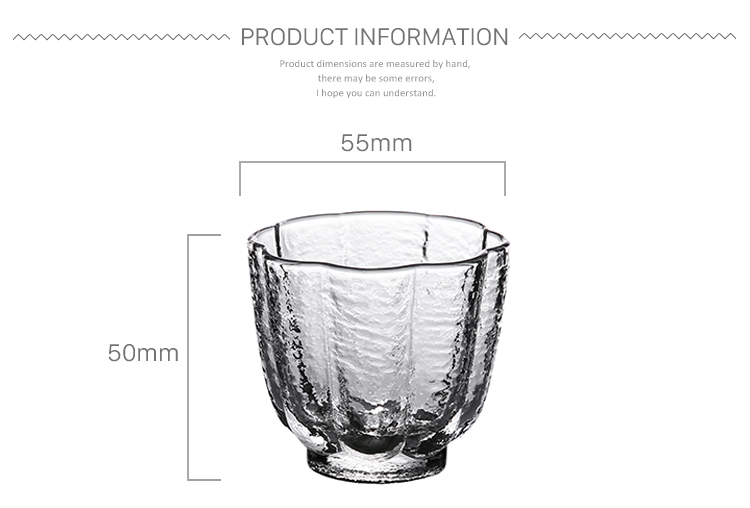 Custom Stocked 50ml capacity food safe inspection standards borosilicate water beer glass cup