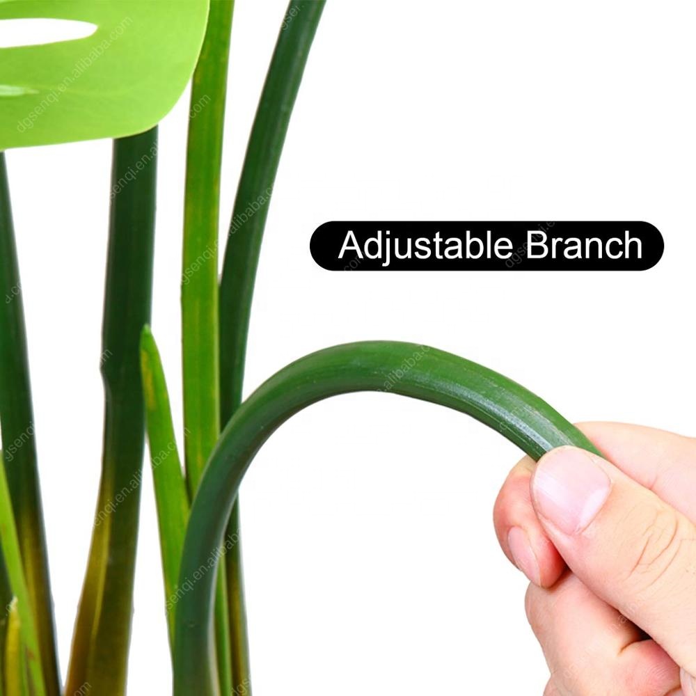 High Quality Artificial Plants Leaves Palm Artificial Monstera Leaf For Decoration