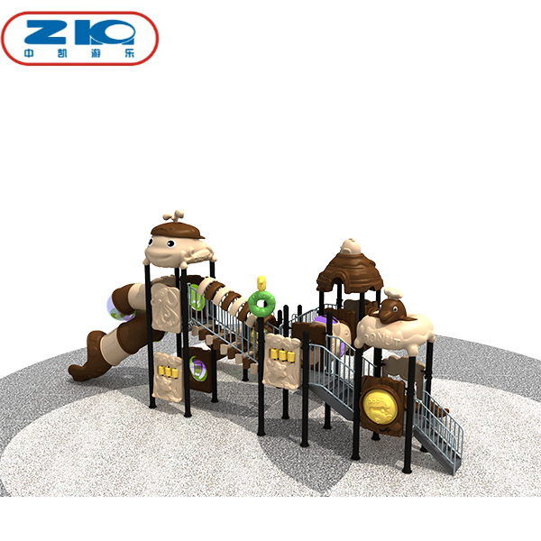 China good quality outdoor play gym commercial kids slide outdoor playground for sell