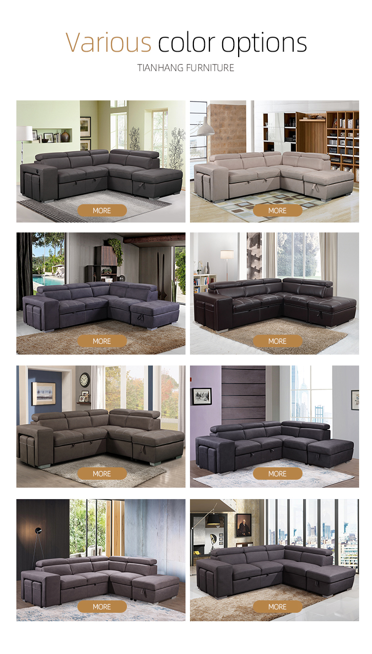 Positano 3 modern home furniture corner sofa with USB sofa