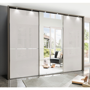 3 Mdf Sliding Door Wardrobe With Mirror 3 Mdf Sliding Door