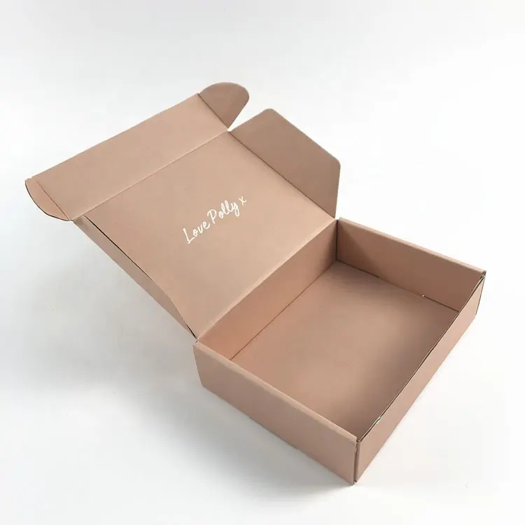 Manufacturer Wholesale E Flute Cardboard Tuck Top Shipping Paper Corrugated Mailing Cardboard Box