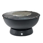 New Type Smokeless Charcoal Grill,Iron Round Charcoal Smart Barbecue Grill