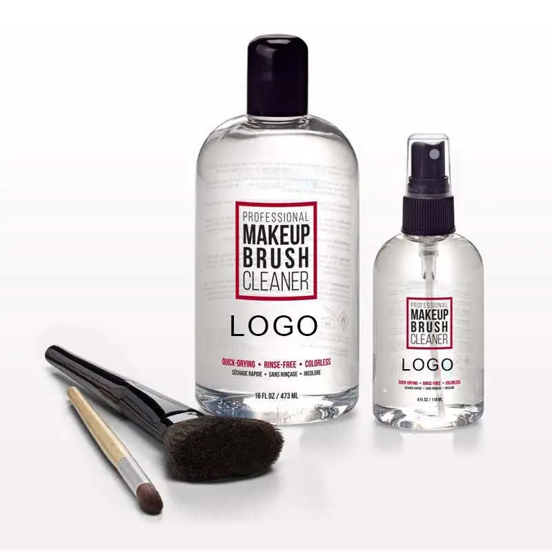Private label professional makeup brush cleaner liquid makeup tools cleaner spray