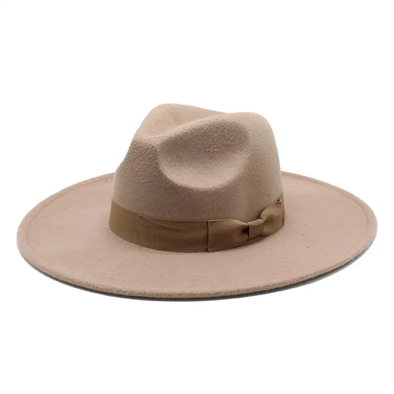 Мужская винтажная шляпа-федора с широкими полями