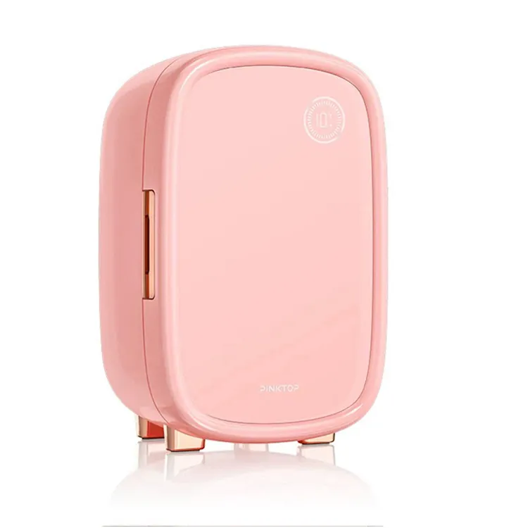 12L Portable pink beauty cosmetic mini fridge small refrigerator for makeup