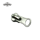 Silver Plating Zinc Alloy Eco-Friendly HoodieAuto Lock 5# Zipper Puller Head