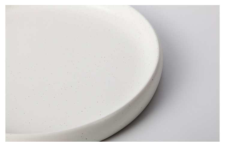 Eco-Friendly Japanese Design Food Porcelain Round Dishes Plate For Restaurants