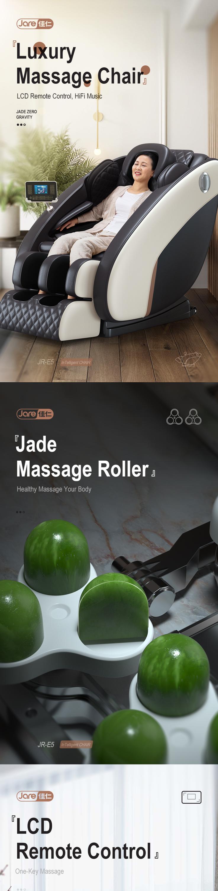 JR-E5 Factory price Hot Sell Blue-Tooth Music Chair Full Body Zero Gravity Shiatsu Massage Chair