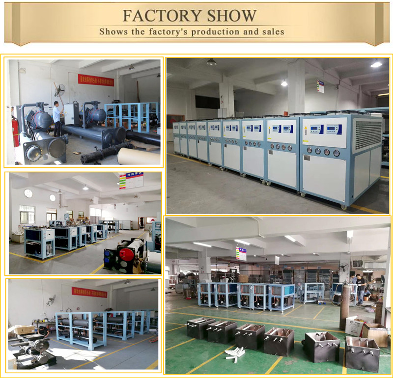 Semi-Hermetic Chiller Equipment Air Cooled Type Injection Chiller Industry Water Chiller