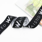 2019 Guangzhou fashion black jacquard belt webbing elastic band from clothing accessories
