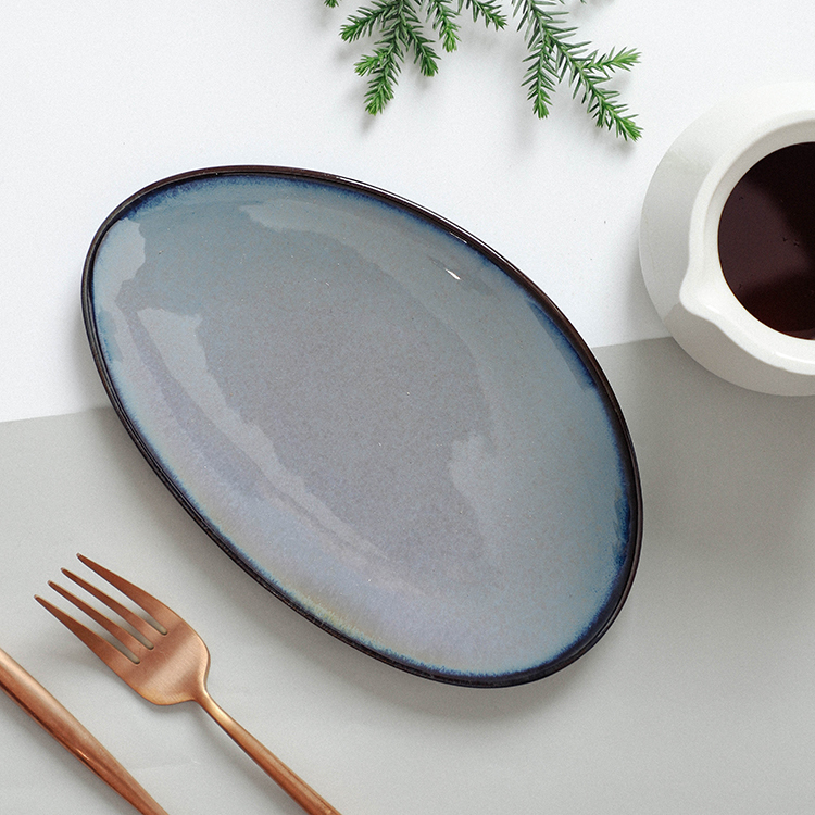 Wholesale high quality unique restaurant used rectangle porcelain appetizer sushi plate