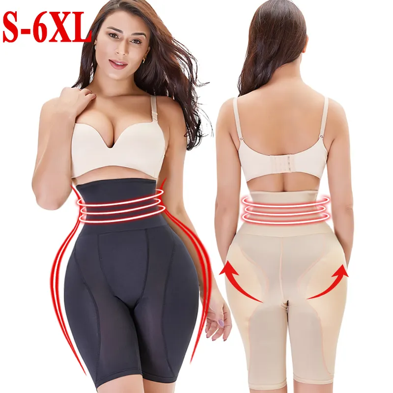 Tummy Control Panty High Waist Shaper Leggings Girdle Shorts Underwear Women Hips And Buttock Body Trainer Thigh Padded Panties