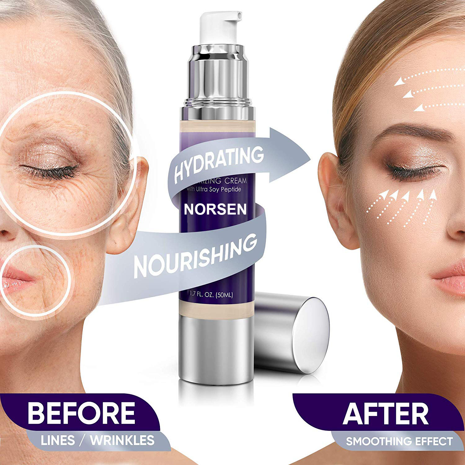 High Quality Natural Organic Face Skin Anti Aging Moisturizing Cream