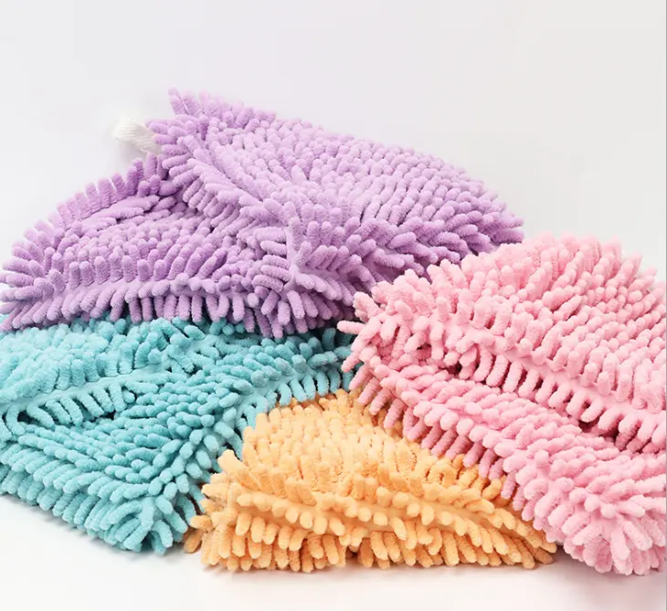 Dog Absorbent Towels Cat Cleaning Bath Towel Pet Large Chenille Towel