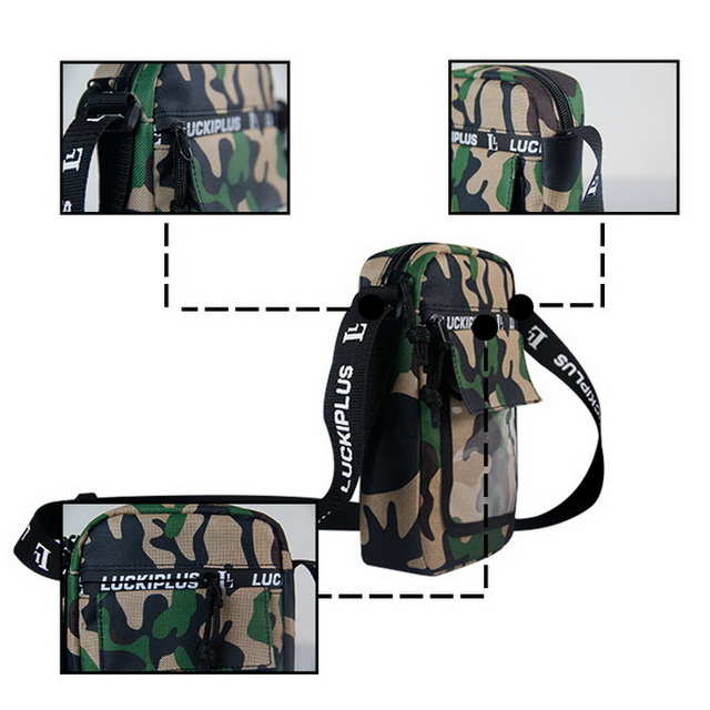 Camouflage 600D sac de messager léger sac de voyage en plein air pour hommes