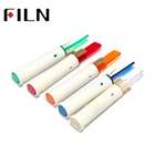 Filn 8mm plastic 3v 5v 6v 12v 24v 220v mini LED indicator light 4.8mm faston green white blue red yellow