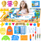 2019 new educational aqua magic mat funny water drawing mat set recycle doodle mat for kids