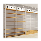 Fashion Wooden and Metal Daiso Display Stand Miniso Display Rack Store Shelf