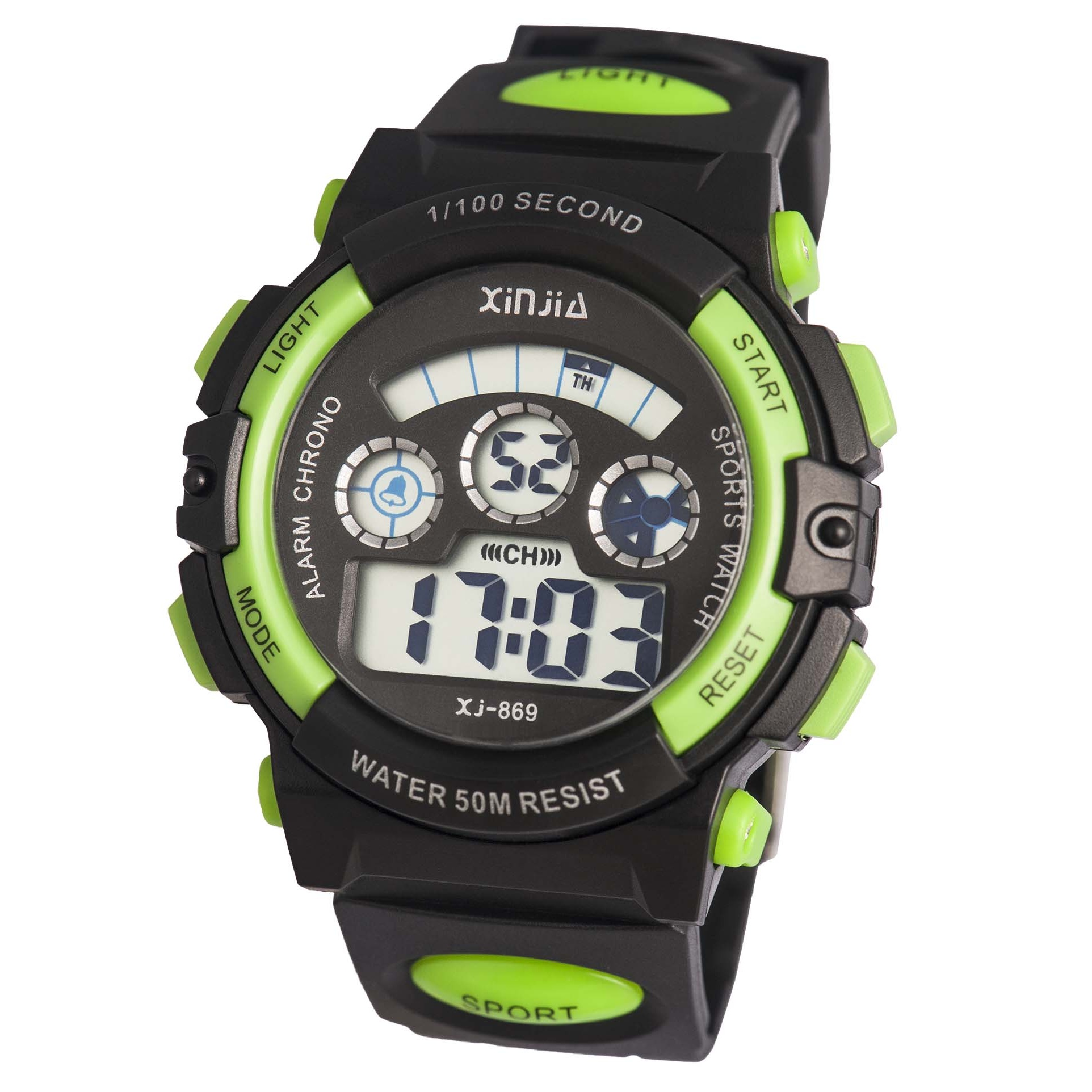 branded digital wrist watch