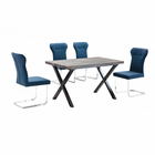 free sample cheap price hot sale MDF/wooden Kitchen Table and Chairs Kitchen Furniture and Dining Room Table Set