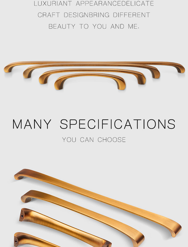 Antique Gold Metal Retro Interior Pull Set And Drawer Zinc 96mm/160mm/224mm/320mm Furniture Kitchen Cabinet Handle