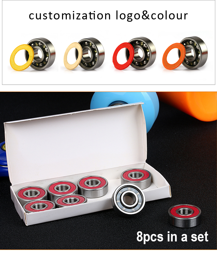skateboard 7 6 5 balls hybrid ceramic ball bearing 608
