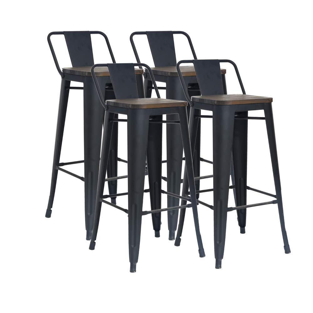 High Bar Garden Stackable Living Table Covers Stool Style Chairs Set Antique Cafe Wooden Bar Furniture Metal Modern Hotel Dining