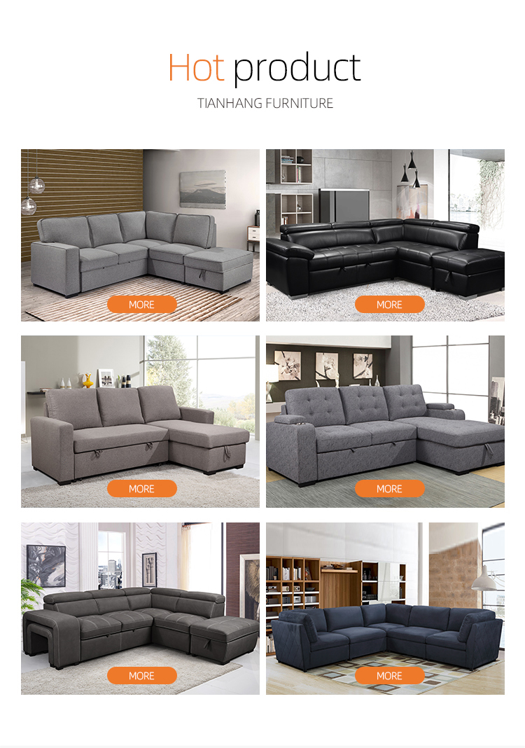 Lewi couches living room sofa furniture U shape sectional sofa set