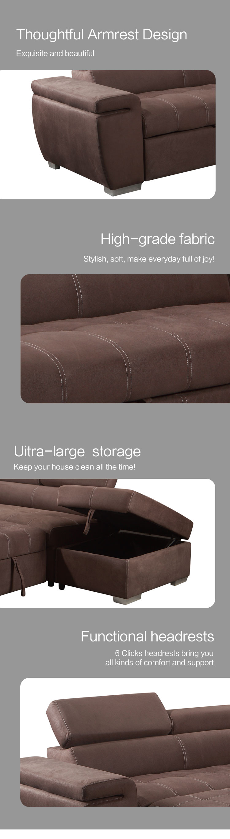 sleeper sofa set with ottoman for living room sofa modern design l shape sofa bed