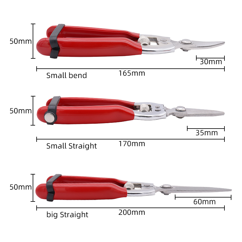 stainless steel small size branch shear flower cutting Pruning shears