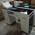 2019 Latest European Style Single Manicure Tabel Nail Table Nail Desk With Dust Collectors 5 Years Warranty