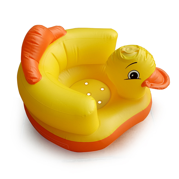 Silla Inflable Bebé Lindo Sofá De Pato Amarillo Taburete De Silla Inflable Bebé Lindo Sofá De Pato Amarillo Taburete De