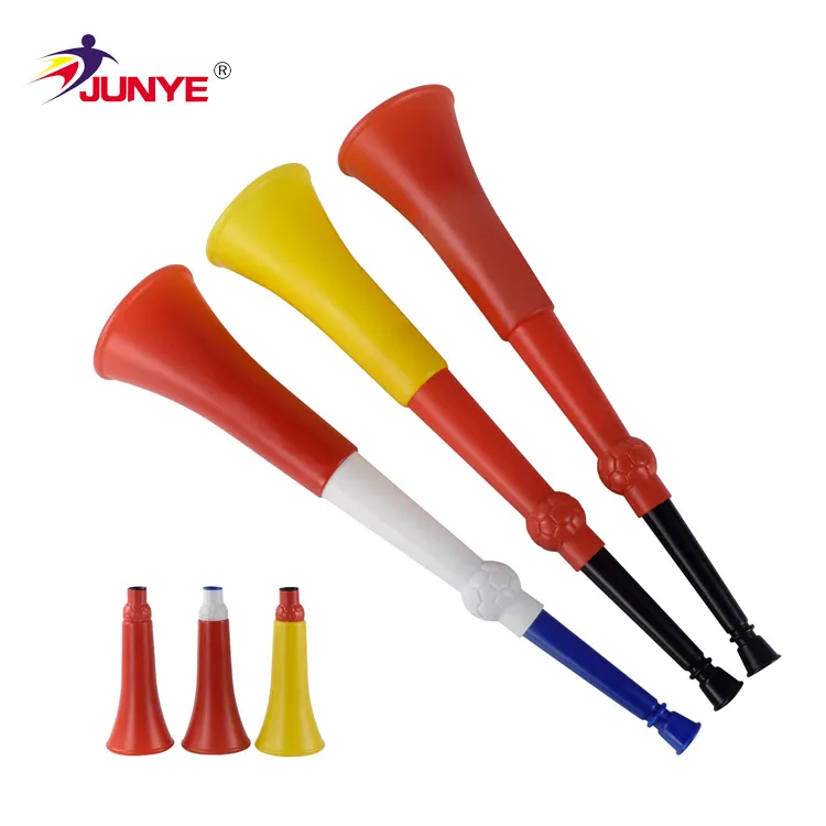 2019 BSCI factory simple toys vuvuzela promotional for football match world cup euro cup in warehouse