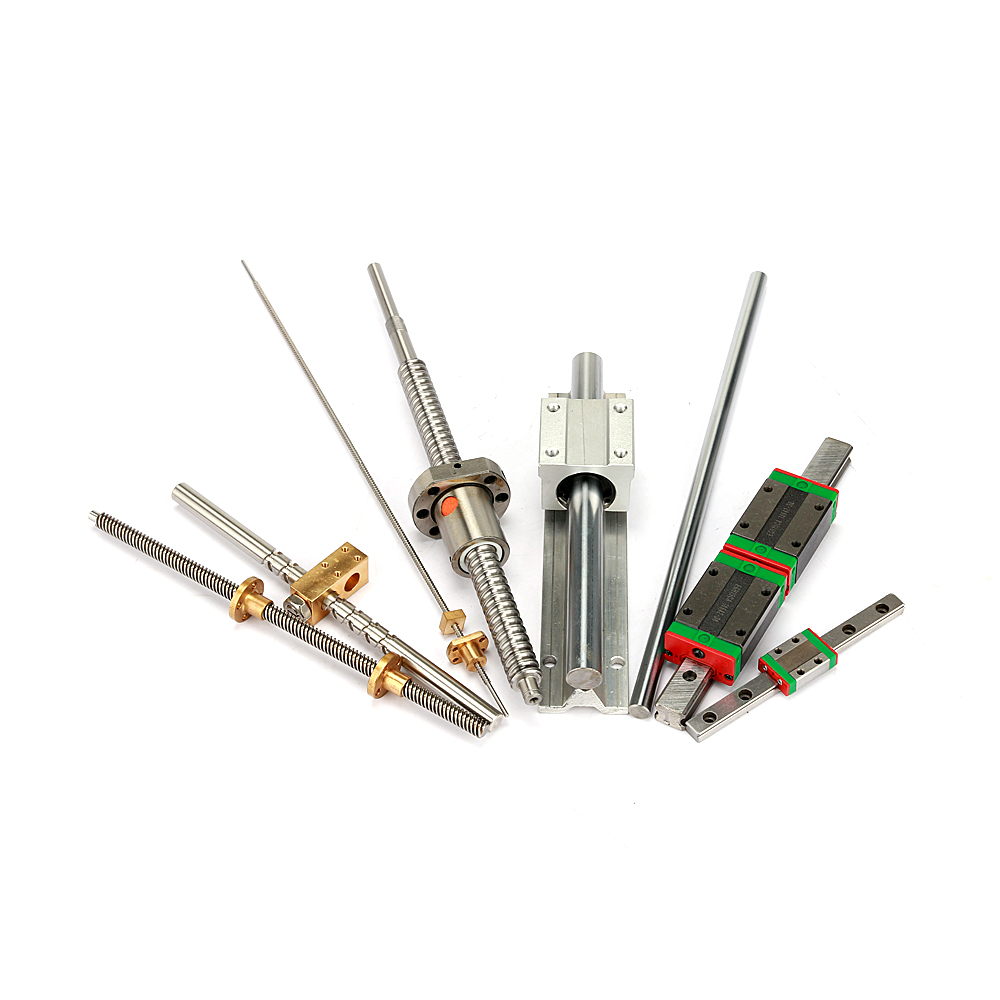 50mm Super High Lead Ground Ball Screw 10mm Lead Precision Large Length Lead Screw Trapezoidal Stainless Steel Screw Bearing OEM