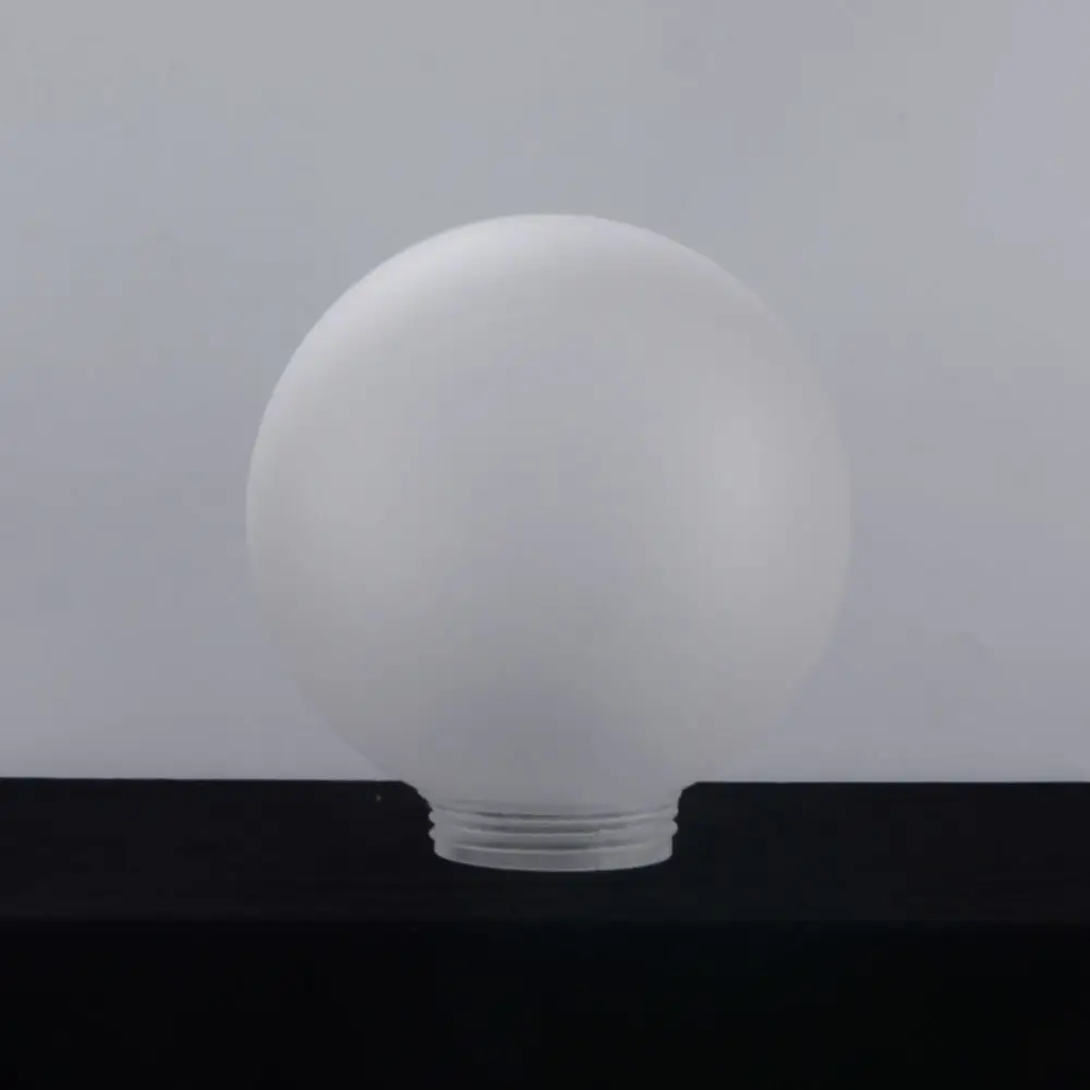 plastic pmma natural globe frosted lampshade for street light fixture