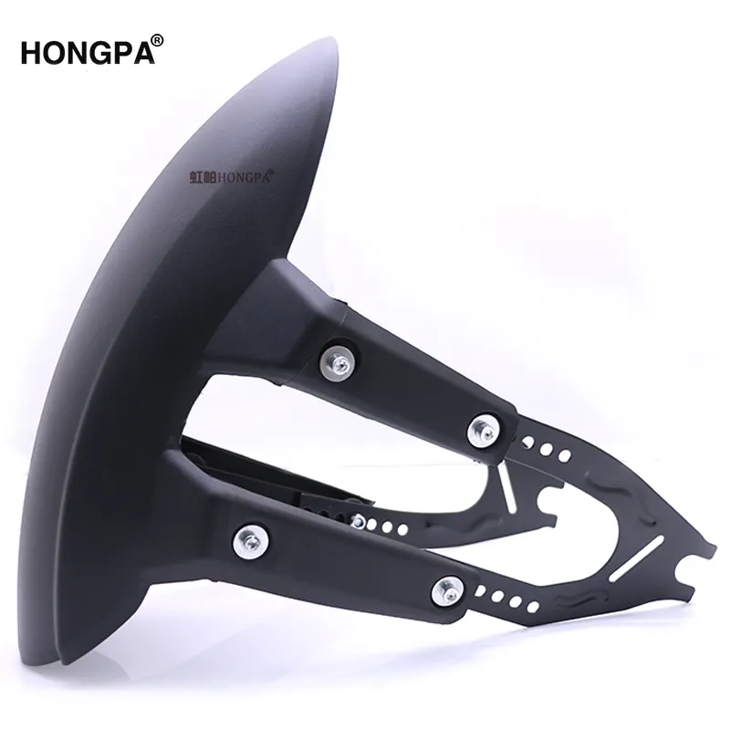 Universal Black Plastic Motorcycle Rear Wheel Fender Mudguard Rear Cover Fender With Bracket For Off Road