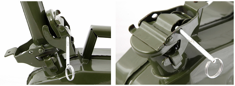 Steel Military Gasoline Fuel Tank Petrol Jerrycan 20 liter 5 Gallon Gal Oil Jerry Can