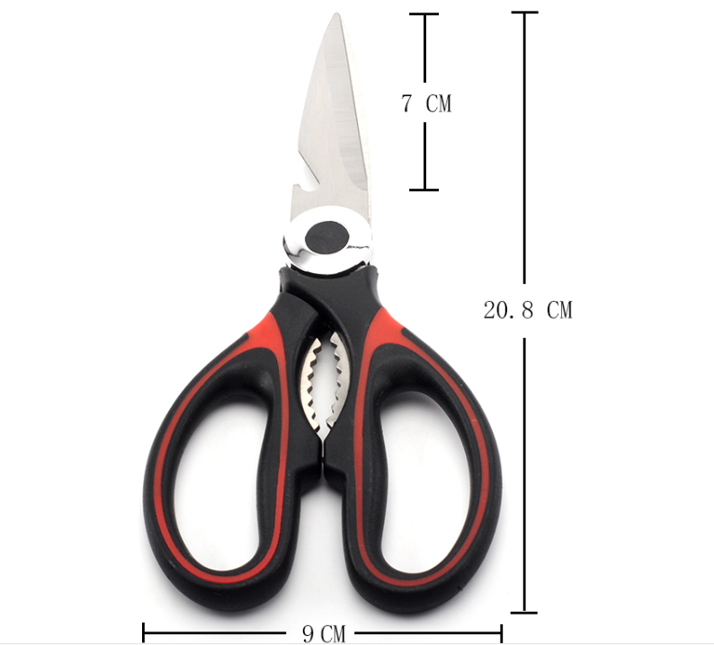 big handle  multi functional food scissors kitchen shears